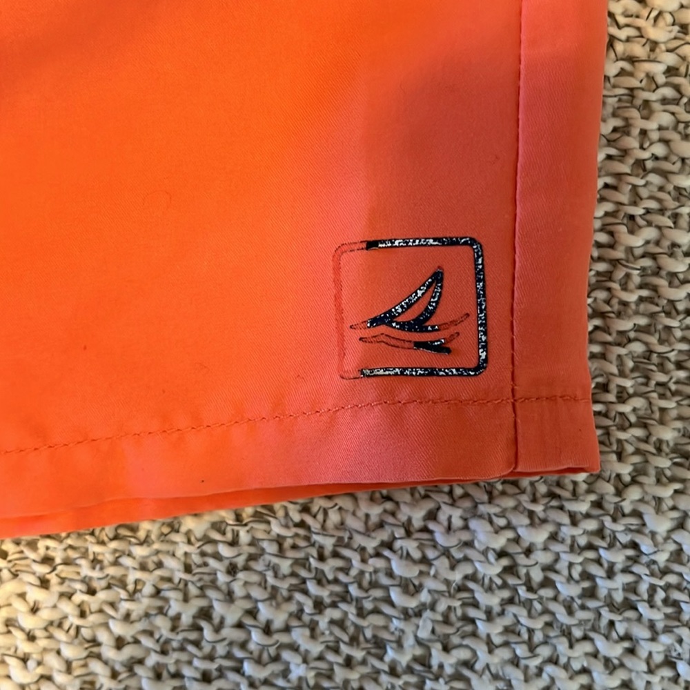 Men’s Sperry Swim Trunks - Orange - Picture 3 of 4